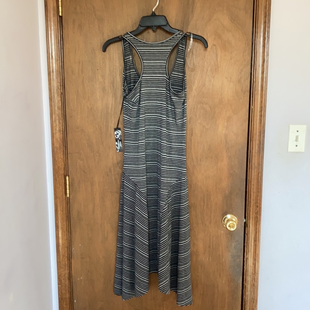 poof sleeveless striped dress with stretch casual neutral size S juniors - Picture 12 of 17